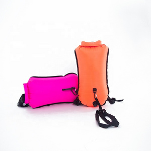 Dry Bag Inflatable Safety Swim Tow Floating Swim Buoys Backpack for Open Water Swimmers