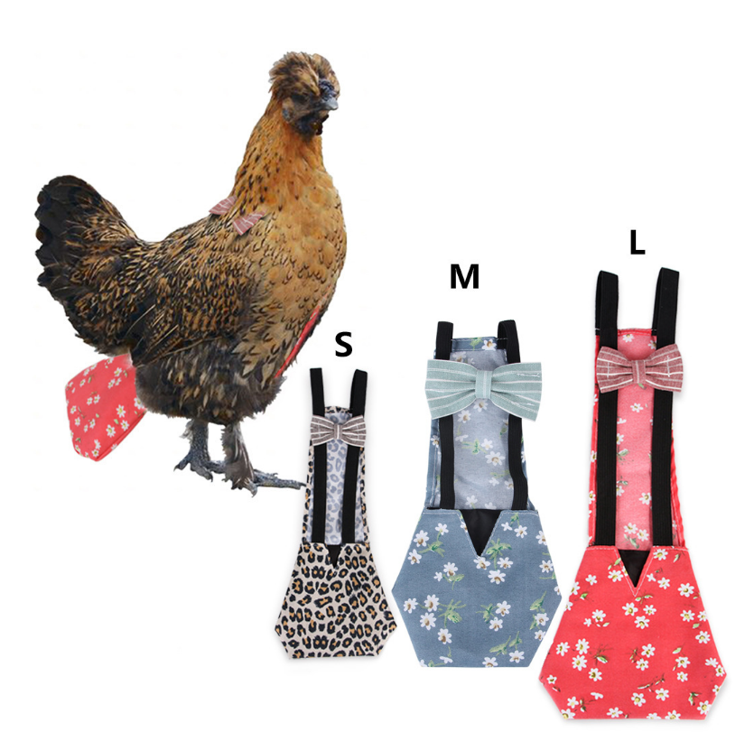 Washable Geese Chicken Baby Duck Bird Diaper Anti Shit Poultry Clothes Pet Chicken Waste Diaper