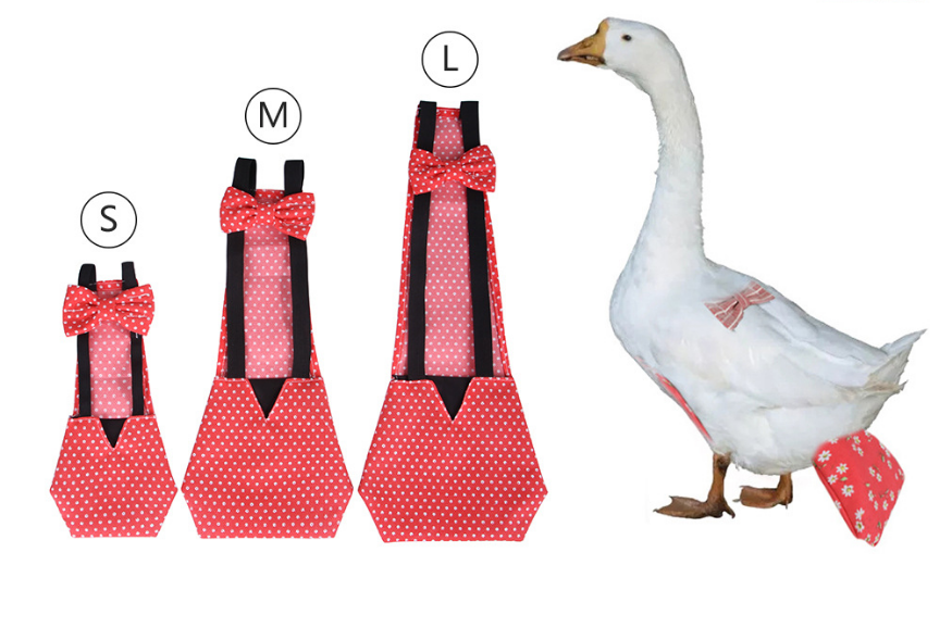 Washable Geese Chicken Baby Duck Bird Diaper Anti Shit Poultry Clothes Pet Chicken Waste Diaper