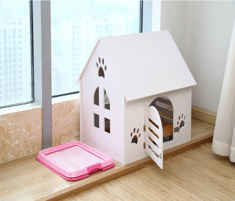 Outdoor Indoor Luxury Doghouse Pet House Creative Cat Dog House All Seasons