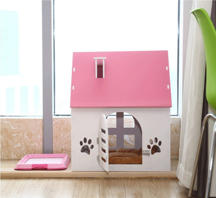 Outdoor Indoor Luxury Doghouse Pet House Creative Cat Dog House All Seasons