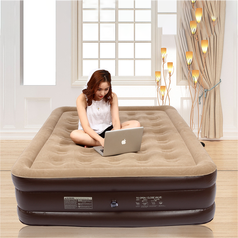 Inflatable Flocked Air Mattress High Quality Inflatable Single Air Bed