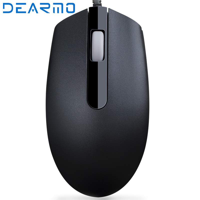 DEARMO M180 Factory Outlet Ergonomic Design Black Wired Computer Office Mouse For Desktop