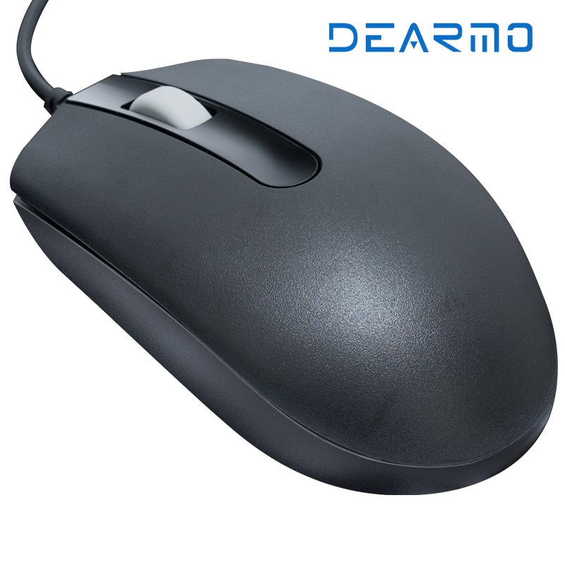 DEARMO M180 Factory Outlet Ergonomic Design Black Wired Computer Office Mouse For Desktop