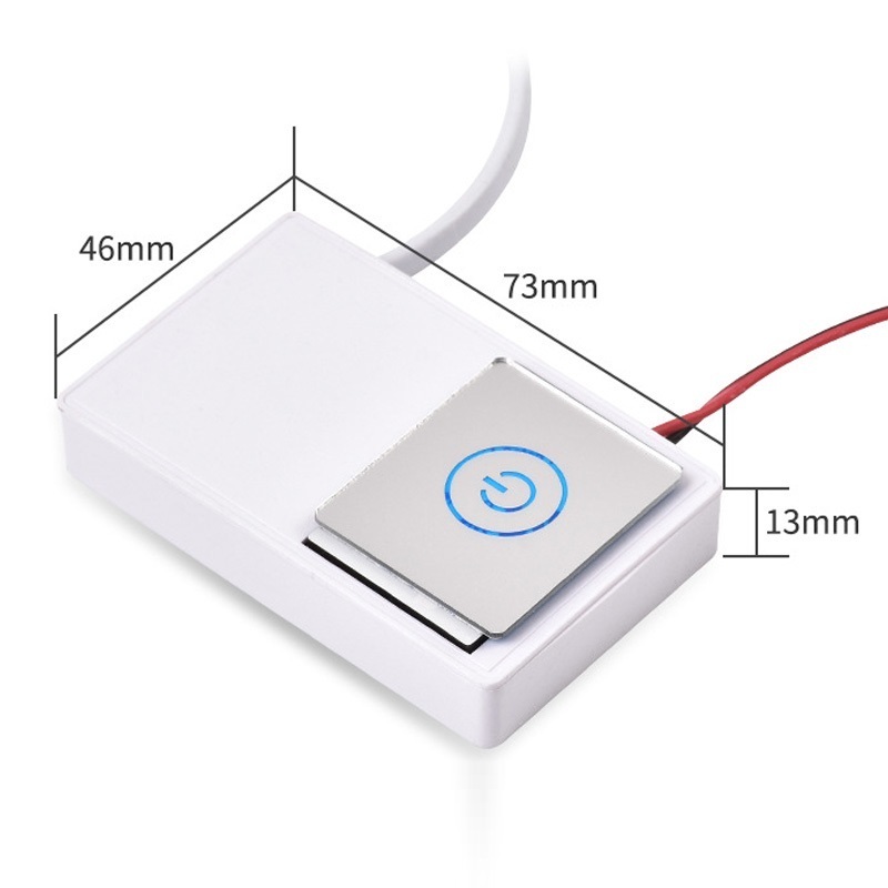 HoneyFly Mirror Touch Switch AC220V-DC12V 12W Power Supply LED ON/OFF Dimming Light Hidden Touch Controller For Mirror Lamp