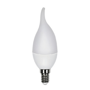 HoneyFly C37 LED Candle Bulb 3W/5W/7W/9W E14 E27 Capsule Milky Cover Edison Lamp Cold White 6000K Indoor Lighting