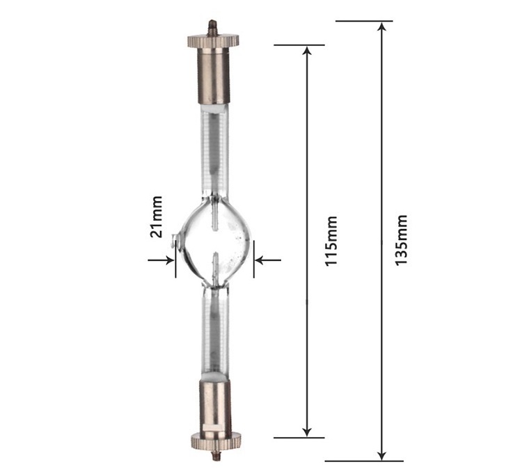 HoneyFly Metal Halide Lamp HTI 700W/D4/75 7500K Quartz Bulbs Double Ended Short Arc Lamp Replacement for SHARXS HTI 700 W/D4/75