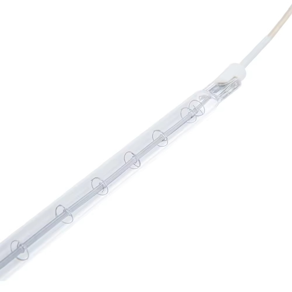 HoneyFly Customized White Half Plated IR Halogen Lamp 90V 300W 430mm Infrared Heating Quartz for X-Ray Printer