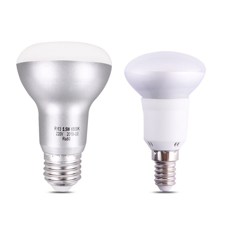 HoneyFly R63 R50 LED Bulbs E27 E14 5.5W 3W Bathroom Mushroom Lamp Moisture-proof Heat-resistant for Bathtub Lighting