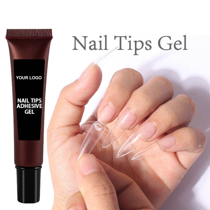 New Product Soft Nail Tip Gel Glue 20g OEM Private Label Nail Polish Glue Adhesive Gel