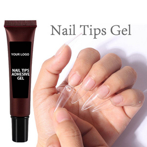 New Product Soft Nail Tip Gel Glue 20g OEM Private Label Nail Polish Glue Adhesive Gel