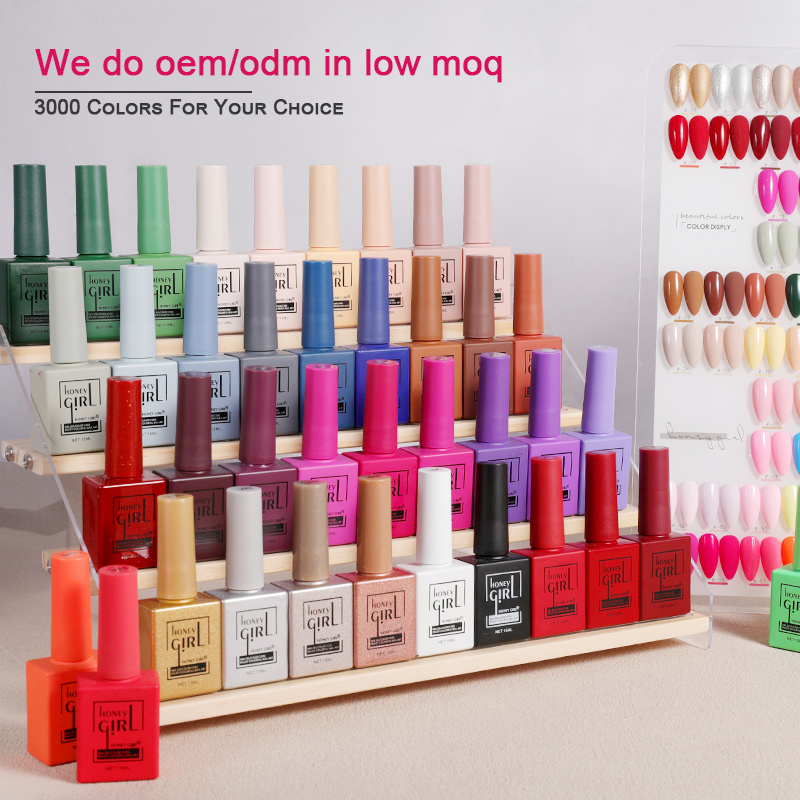 Nail Gel supplies custom logo resin odorless soak off uv gel wholesale 60 color private label very good nail gel polish set