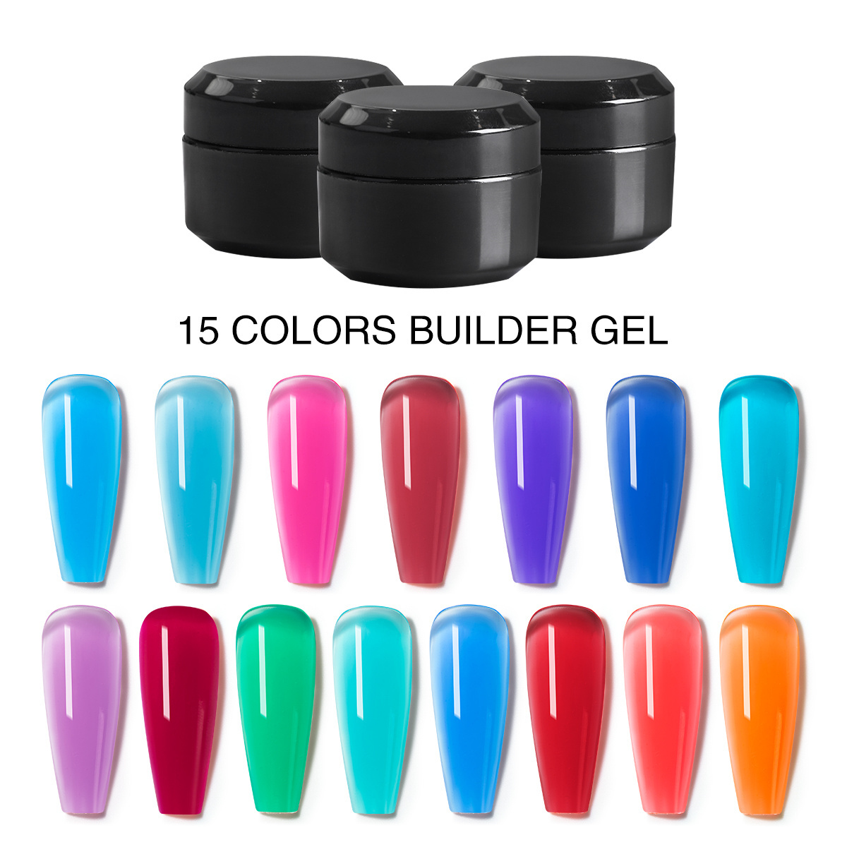 New Arrival neon Acrylic Extension Liquid HEMA-free Perfect Match Liquid Gel In A Bottle Nude Acrylic Extension Gel