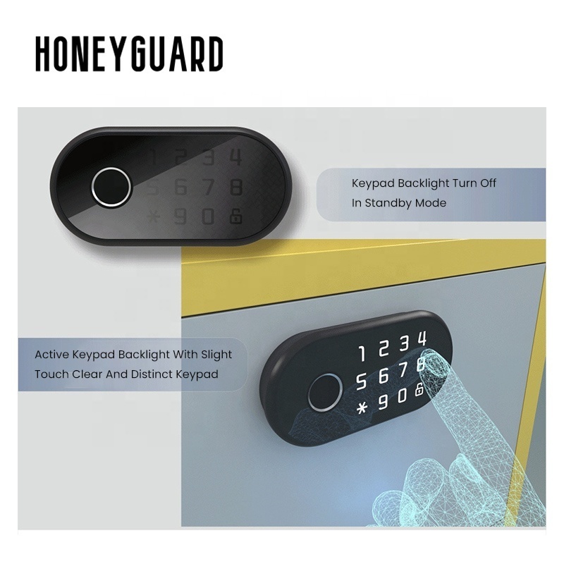 HONEYGUARD HSL008 Electronic Biometric Fingerprint  Safe Locker Drawer Cabinet Smart Lock