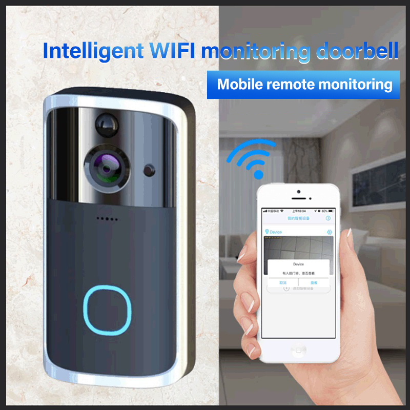 Smart Camera Doorbell WiFi Video Visual doorbell Low Power Consumption Wireless Call Intercom For Apartments Door Bell Ring