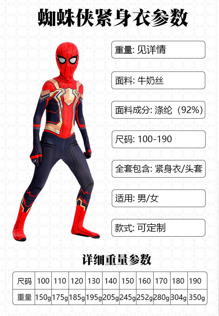 Spider Man Spiderman Costume Fancy Jumpsuit Adult And Children Halloween Cosplay Costume Red Black Spandex 3D Cosplay Clothing