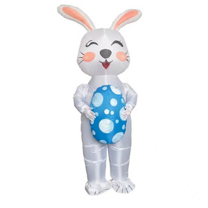 cheap stage performance customized Easter rabbit inflatable costume bunny for adult blow-up