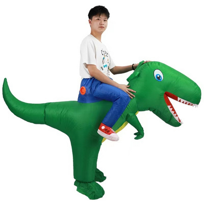 Halloween Children Kids Dinosaur inflatable costumes Ride Dinosaur Dragons Costume Cosplay Outfit Blow Up