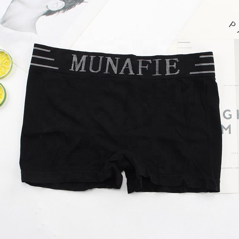 Munafie Men's Printed Letter Underpants Nylon Fashion Seamless mid rise Briefs Good Elasticity Underwear Munafie Panty