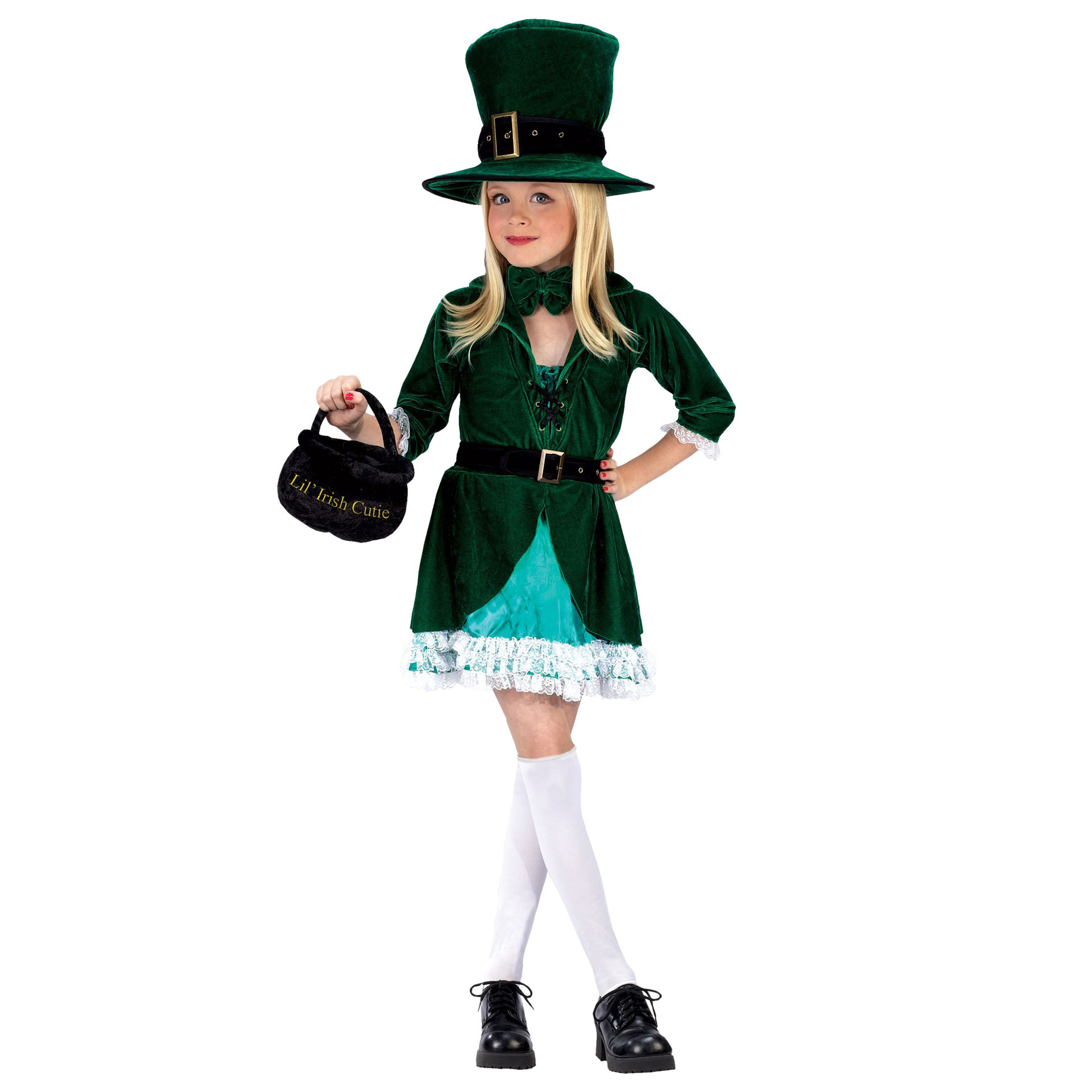 Lucky Charm Leprechaun Irish St Patricks Day Oktoberfest Beer Womens Costume