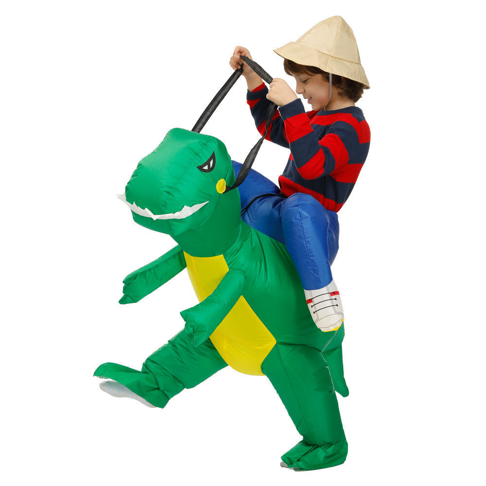 2023 Kids Inflatable Party Cosplay Animal Child Costume Suit Anime Halloween Dinosaur Costume blow up mascot