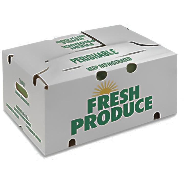 Custom 1/2 bushel wax box agriculture shipping packaging seafood waxed dipped carton boxes