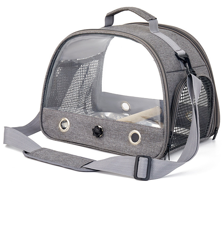 Small Animal Bird Travel Carrier Bag Oxford Outdoor Breathable Portable Bird Backpack Sling Pet Bag Travel Cage for Small Pets