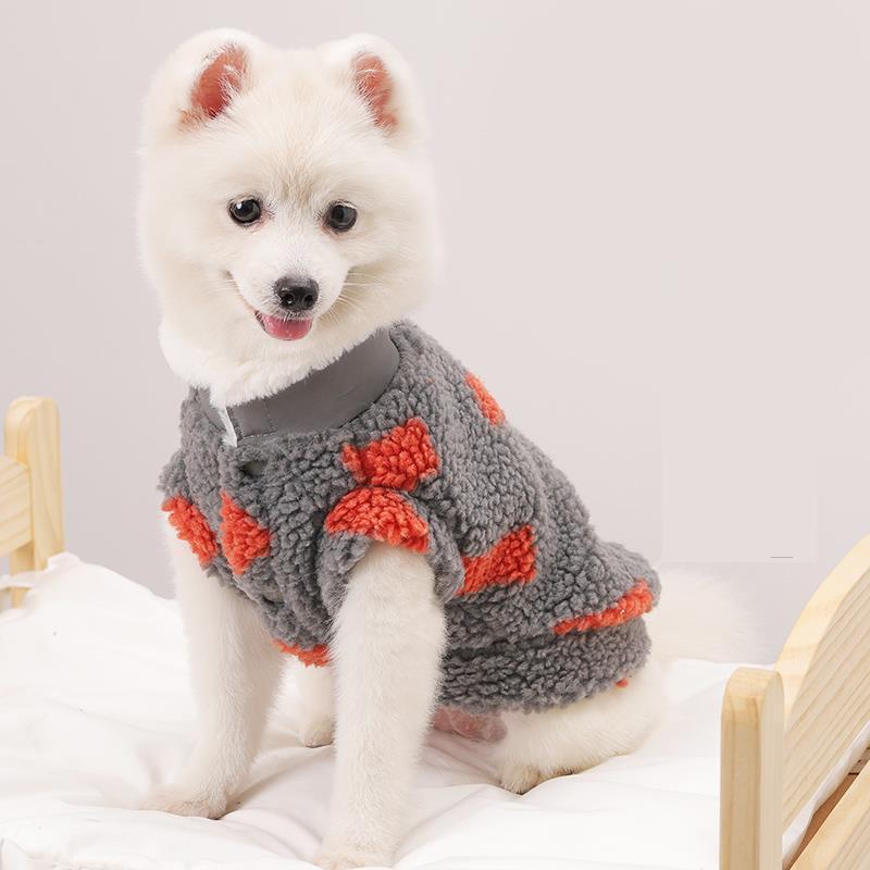 Premium Winter Fall Thicken Cashmere Plush Waistcoat Dog Cat Vest Clothes Pet popular Dog fleece Sweatshirt Pet Clothes Sweaters