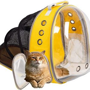 Hot Sale Back Expandable Transparent Bubble Space Capsule Pet Cat Carrying Carrier Backpack Pet Travel Carrier Bag