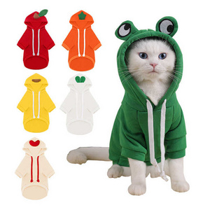 Pet color matching hoodie popular Dog outdoor playing fashion clotlhes Hooded Sweatshirt Pet Clothes Sweaters with Hat