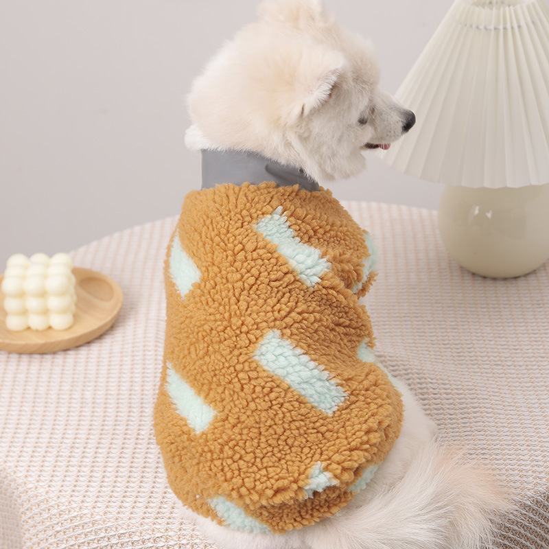 Premium Winter Fall Thicken Cashmere Plush Waistcoat Dog Cat Vest Clothes Pet popular Dog fleece Sweatshirt Pet Clothes Sweaters