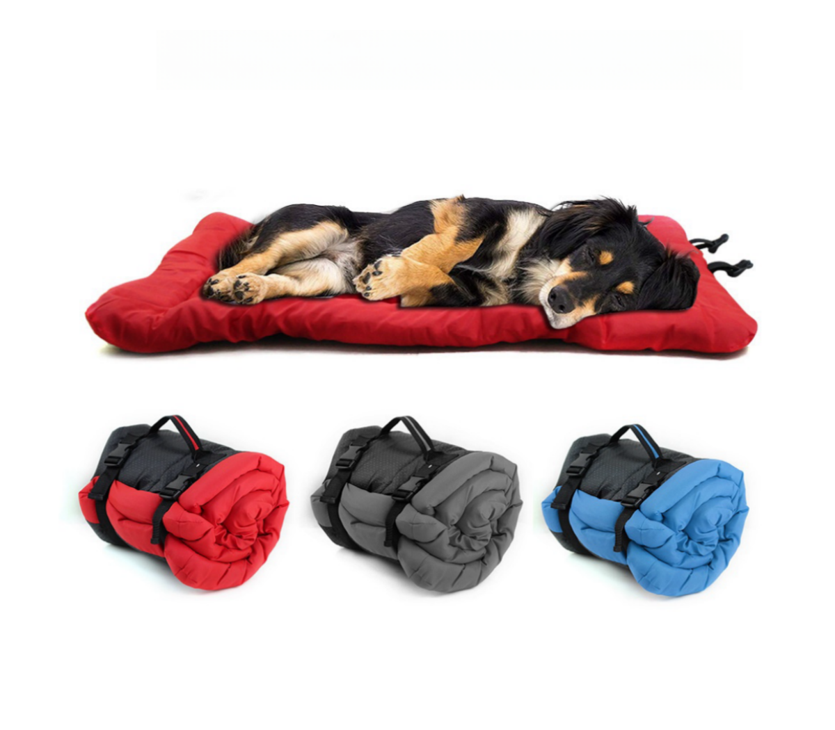 Dog Camping Travel cushion dog bed Pet supplies outdoor portable waterproof foldable roll up sofa Easy to Clean Pet Mat