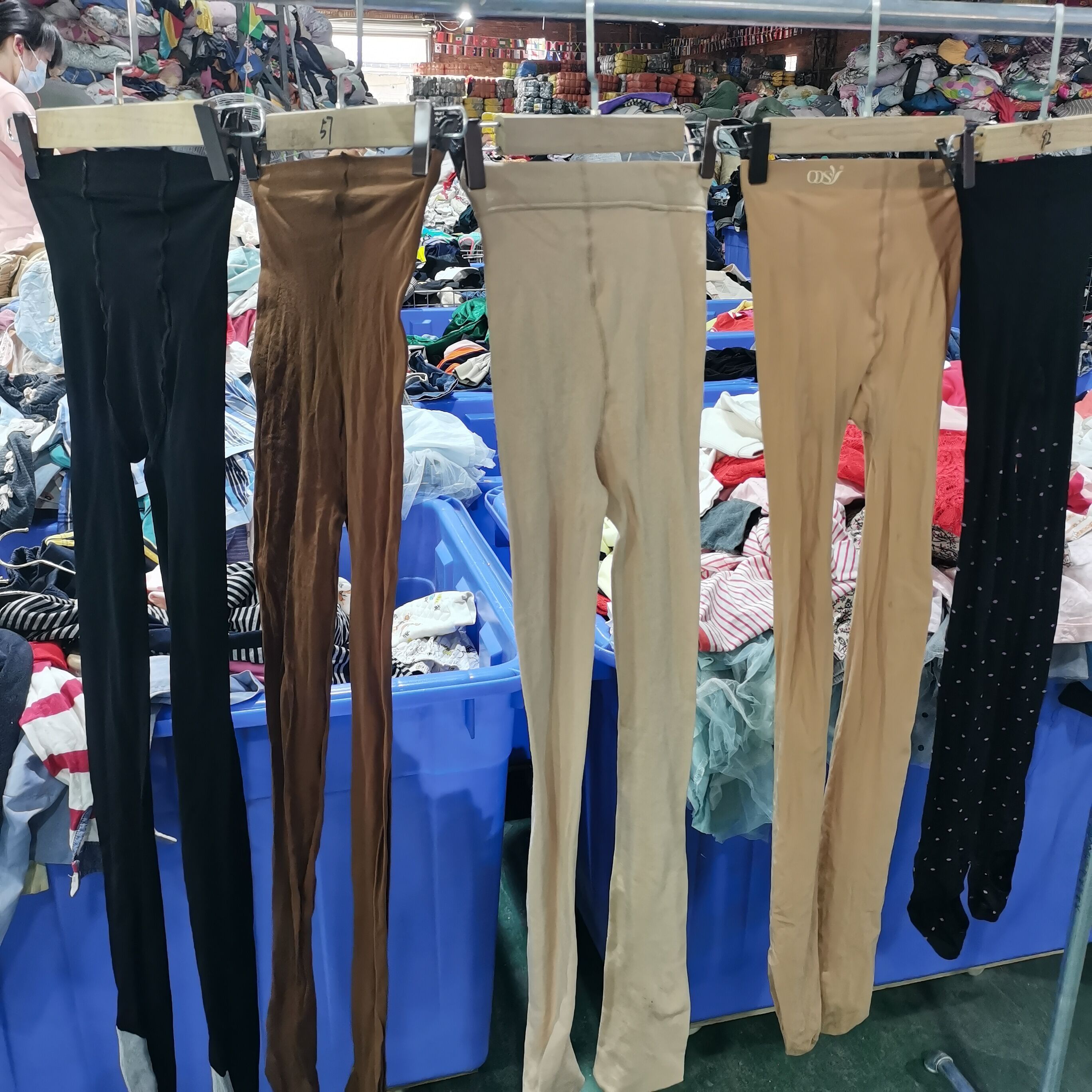 Wholesale of women leggings second hand sexy long stockings used clothes bales