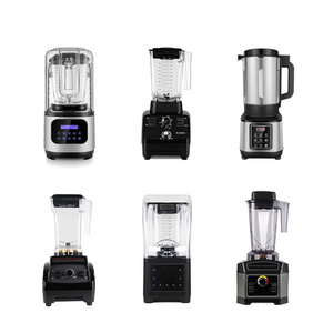 BPA Free Smoothie Blender 1500W Professional Power Blender Mixer Fruit Juicer Black Electric Plastic Multifunctional Push Button