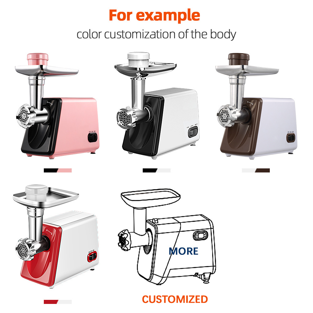 Factory Wholesale Customized Electric Meat Grinders Electric Chopper Stuffing Machine Industrial Meat Mincer