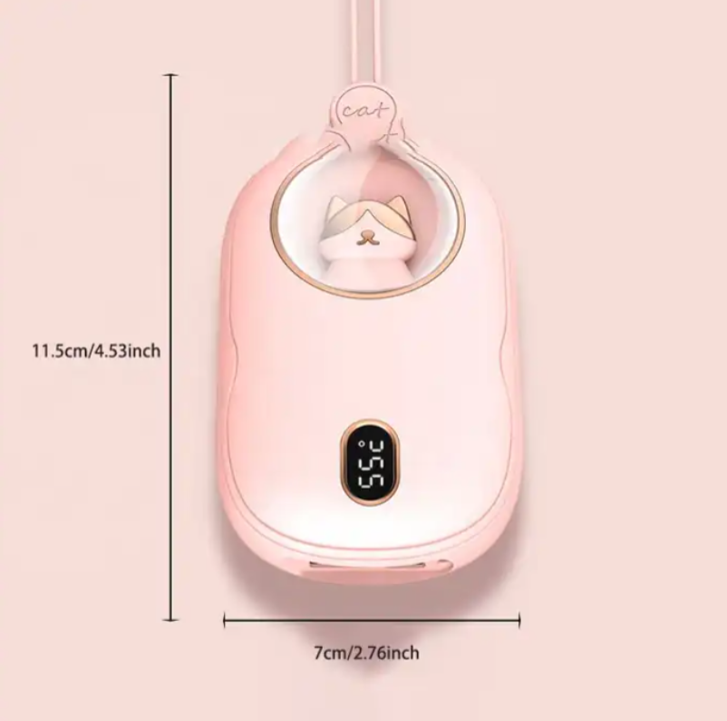 Customize Cute Portable USB Rechargeable Hand Warmer 10000mAh Electric Reusable Hand Warmer For Outdoor/Camping/Hiking