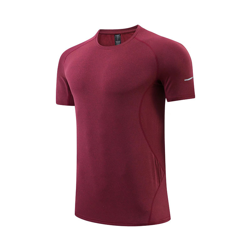 Professional custom moisture perspirant elasticity 90 polyester 10 spandex gym workout sport tshirt homme