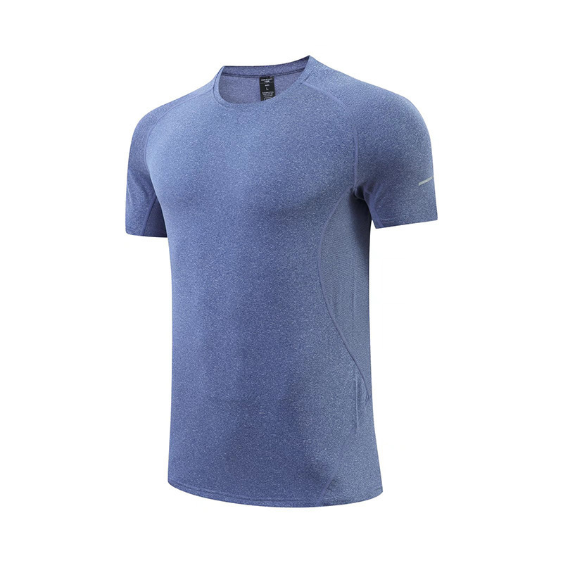 Professional custom moisture perspirant elasticity 90 polyester 10 spandex gym workout sport tshirt homme