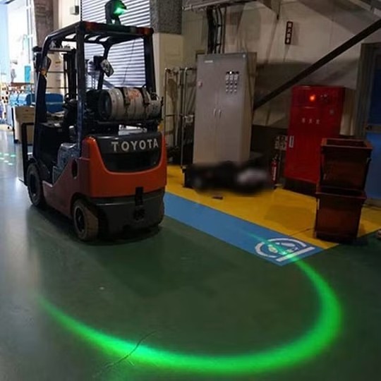 Others Car Light Accessories Arc LED Truck Work Lamp Forklift Blue Green Red Lights laser spot led forklift light