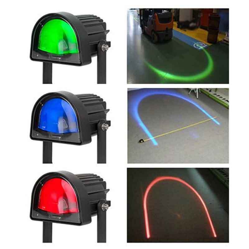 Others Car Light Accessories Arc LED Truck Work Lamp Forklift Blue Green Red Lights laser spot led forklift light