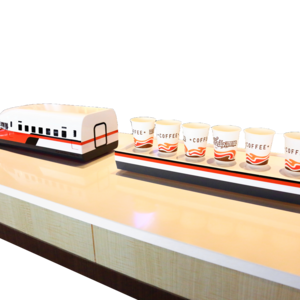 Magnetic sushi conveyor belt machine for  restaurants Magnetic Sushi Conveyor Belt