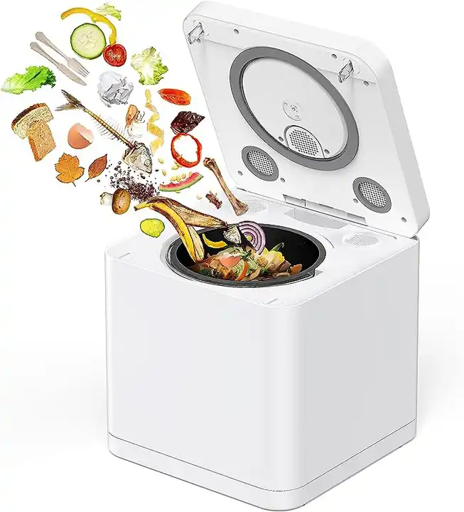 Indoor Portable Eco-friendly Kitchen Food Recycler Composting Machine For Household Food Waste Garbage Intelligent Disposer