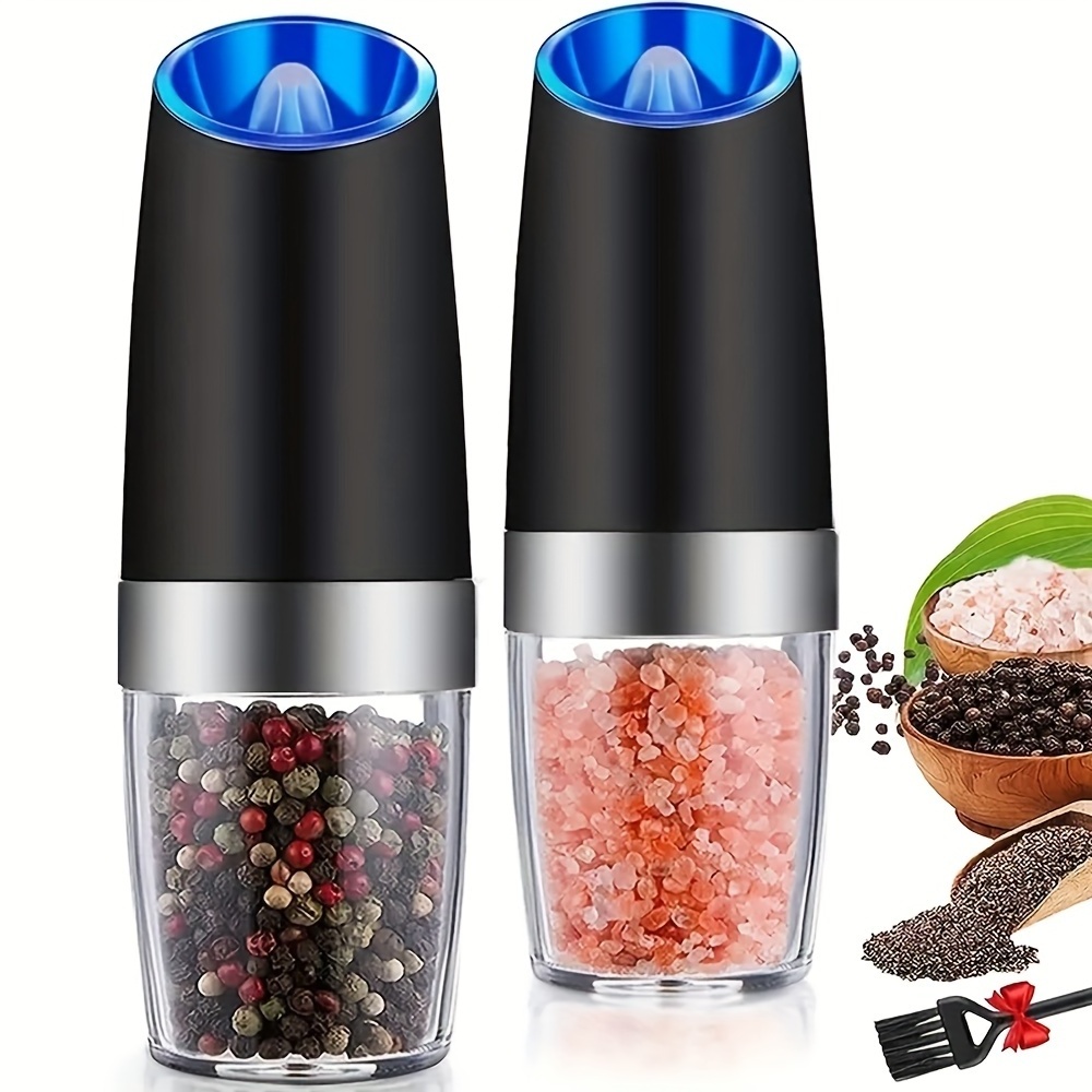 Electric Mill for Salt & Pepper Rock Salt Pepper Spice Adjustable Coarseness