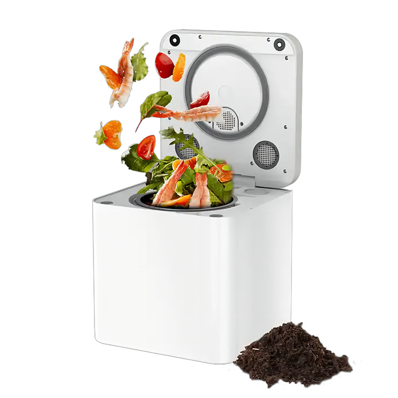 Indoor Portable Eco-friendly Kitchen Food Recycler Composting Machine For Household Food Waste Garbage Intelligent Disposer