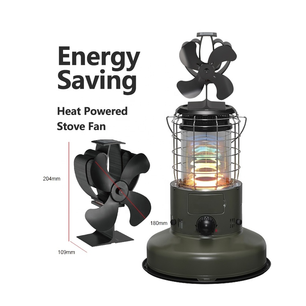 JAPAN Hot selling Low Temperature staring indoor outdoor camping fireplace kerosene stove Super heater Heat powered stove fan