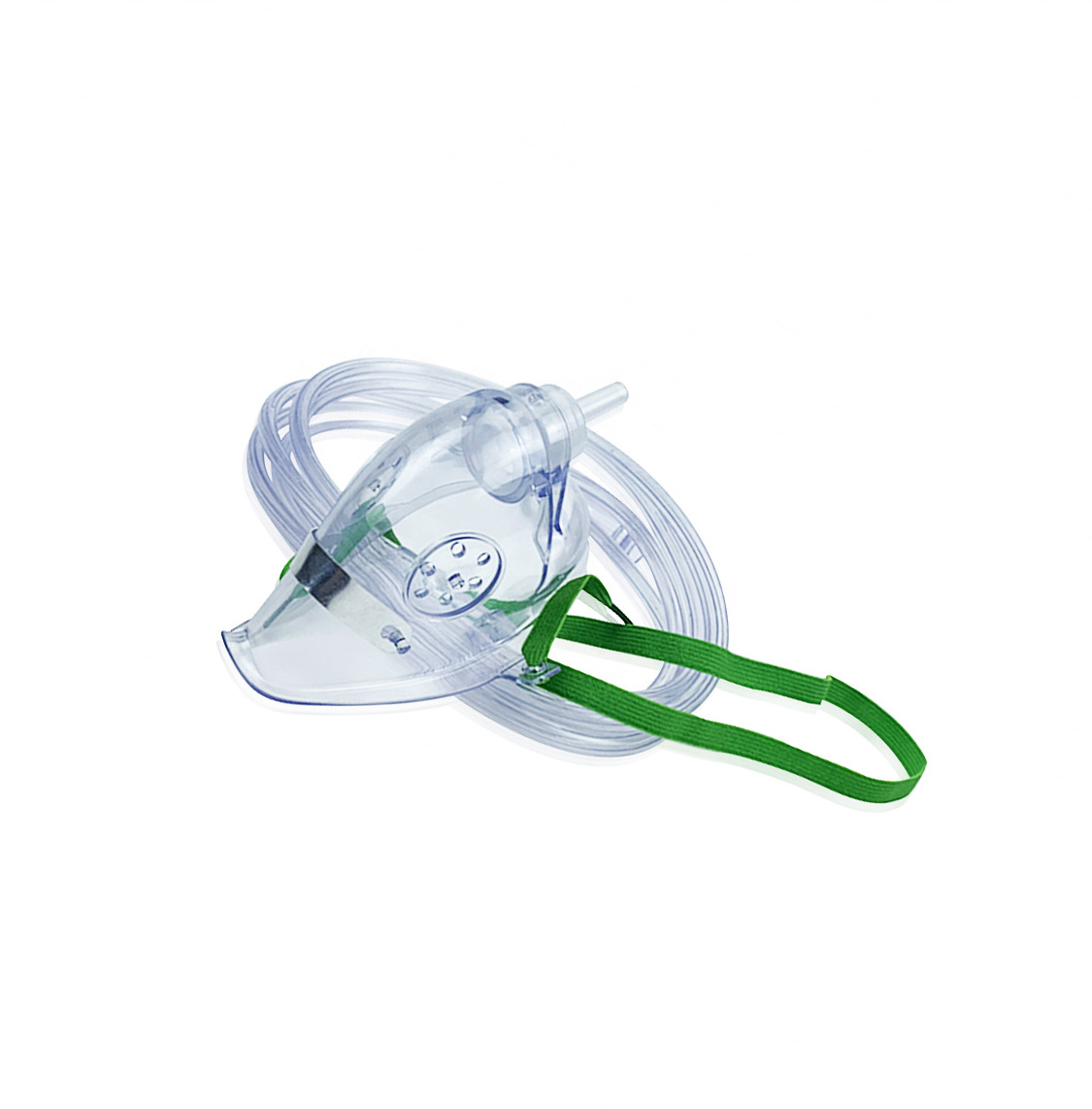 Full Face Mask Breathing for Sleep Medical Single Use Nebulizer PVC Transparent Oxygen Mask