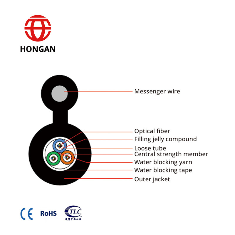 12 24 48 Core Fig. 8 G.652d Fibre Optic Cable Price GYTC8A GYTC8S GYTC8Y