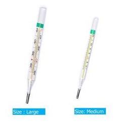 Hongan High Accuracy medical liquid glass armpit rectal oral clinical mercury free gallium thermometer for sale