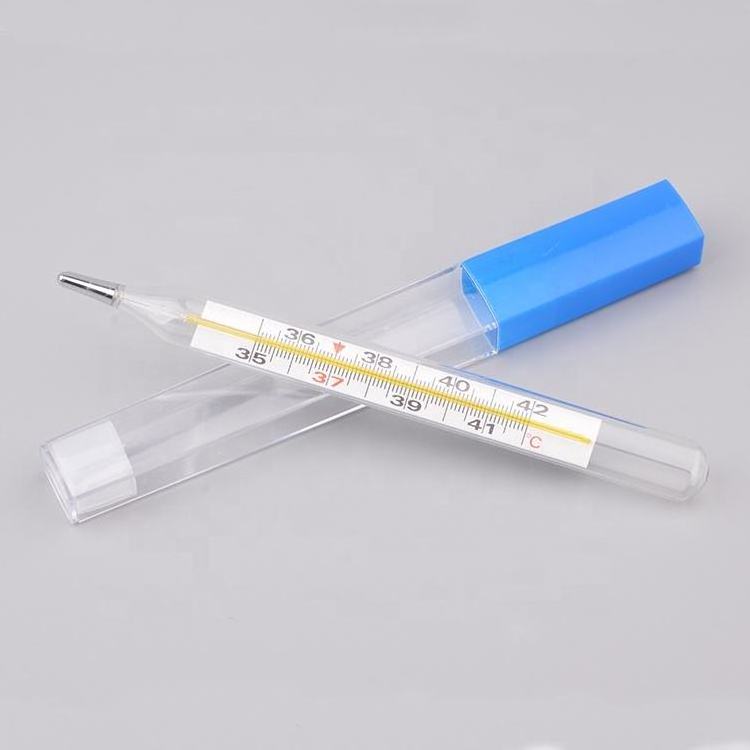 Hongan medical adult liquid glass armpit rectal oral clinical mercury free gallium Fahrenheit and Celsius switching thermometer