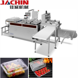 Disposable Clear Plastic Food Container Tray Box Thermoforming Machine